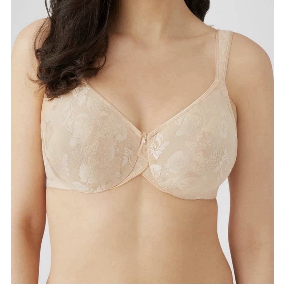 New Wacoal Women's Beige Awareness Full-Figure Underwire Bra Size 38H 85567